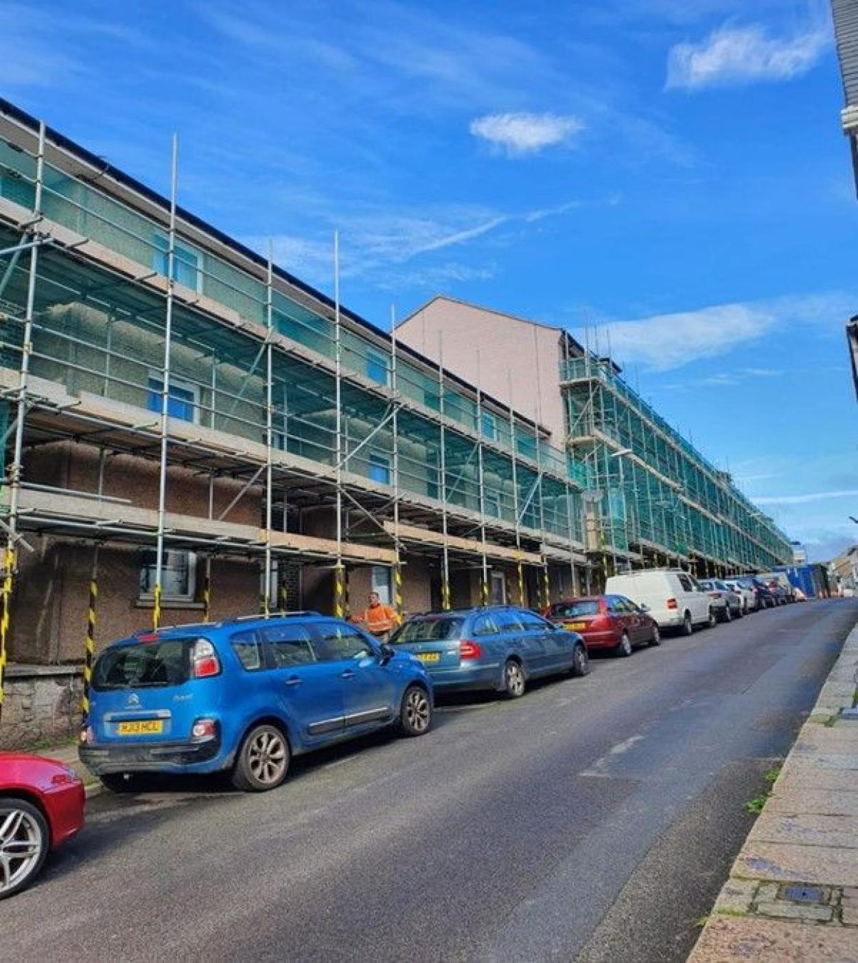 Our Exeter team has recently completed external works on a number of flats in Penzance.