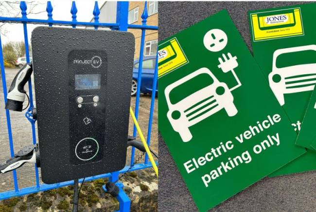 New EV Charging Ports & Signage at Head Office